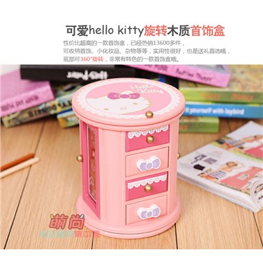 公主欧式化妆盒 