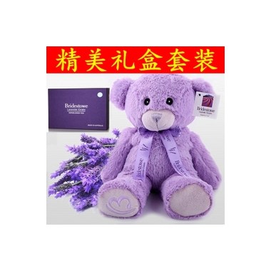 现货正品代购薰衣草小熊毛绒玩具布娃娃