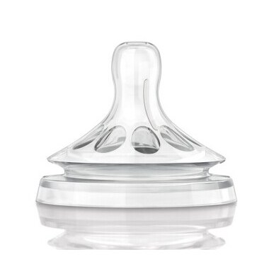 飞利浦 新安怡 宽口径自然原生玻璃奶瓶4oz/120毫升 SCF671/17