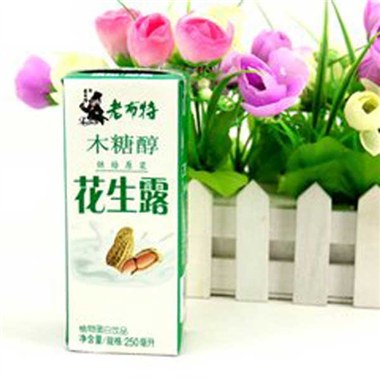 无糖饮品 老布特木糖醇无糖花生露250ml 