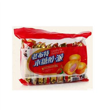 360g木糖醇蛋黄派(草莓味/袋)