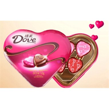 德芙心语心形巧克力