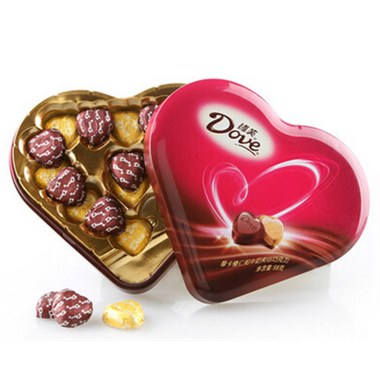 德芙心语心形巧克力