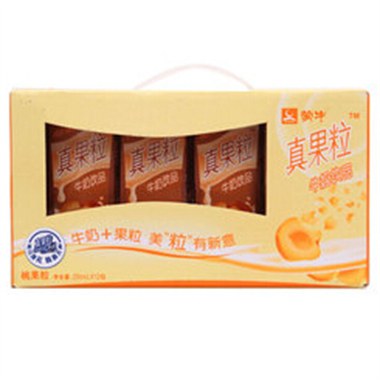 蒙牛真果粒黄桃