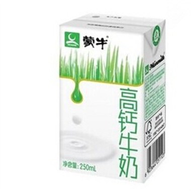蒙牛高钙纯牛奶