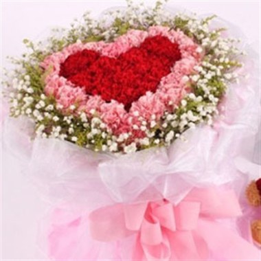 感恩的心鲜花（粉色）