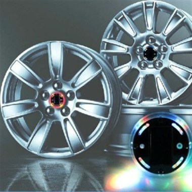 LED太阳能炫彩轮毂装饰车灯