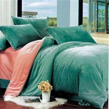 金丝莉岁月如歌雪狐绒四件套